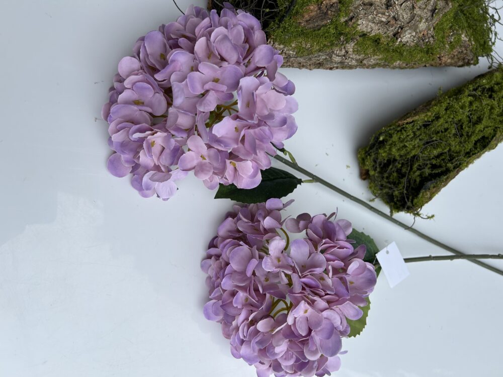 Штучна гортензія XXL фіалкова