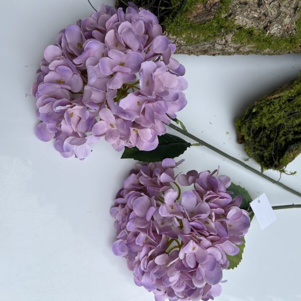 Штучна гортензія XXL фіалкова