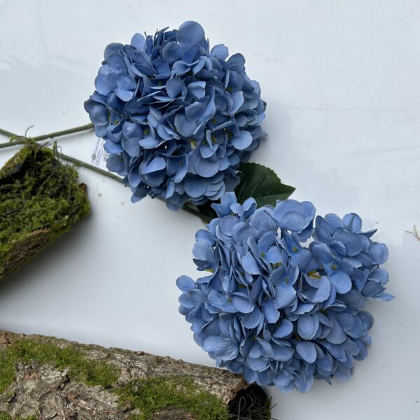 Штучна гортензія XXL синя