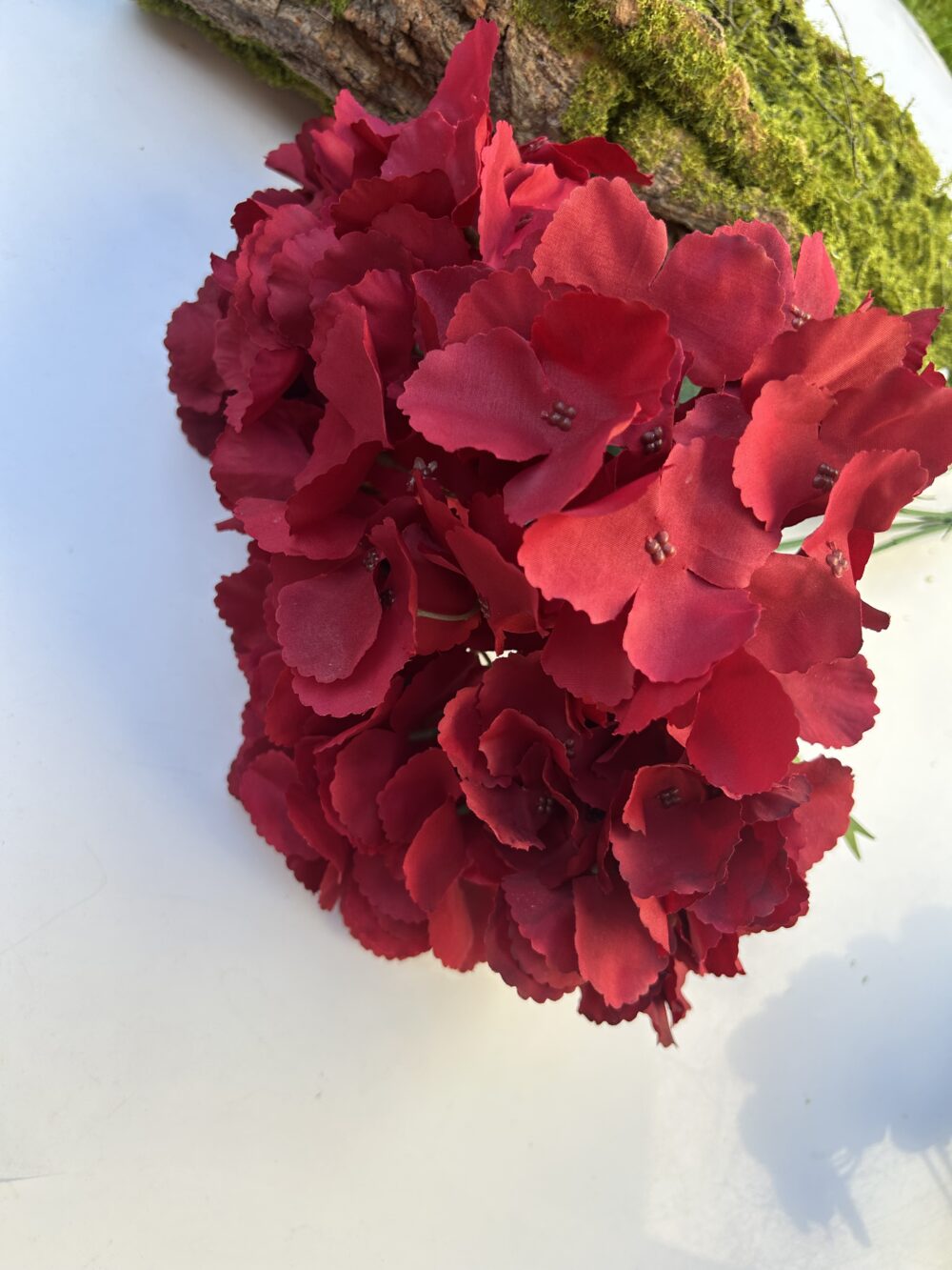 Гортензія штучна преміум бордо - Зображення 2