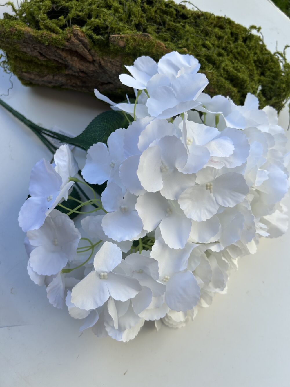 Гортензія штучна преміум біла