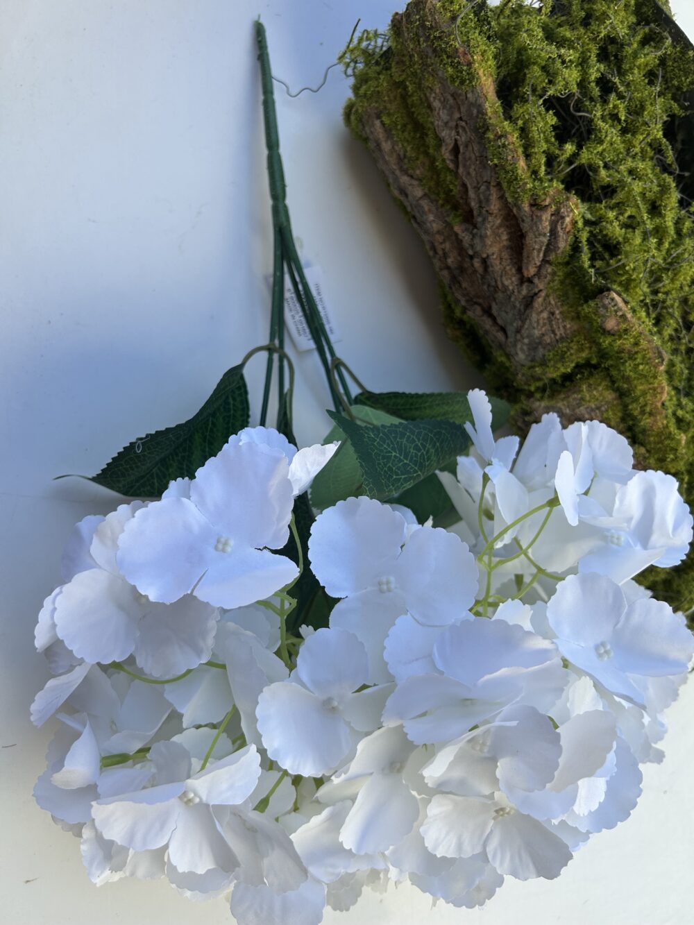 Гортензія штучна преміум біла - Зображення 3