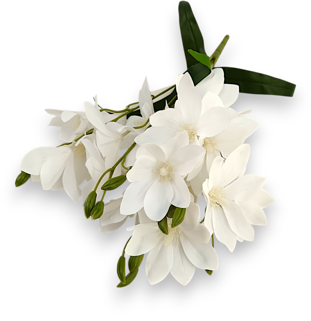 Букет Магнолій Гелевий (білий)