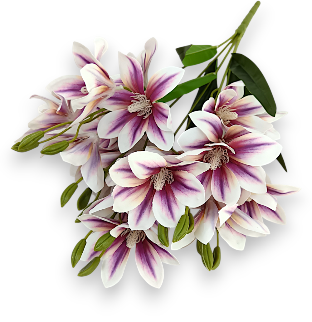 Букет Магнолій Гелевий (фіалковий)