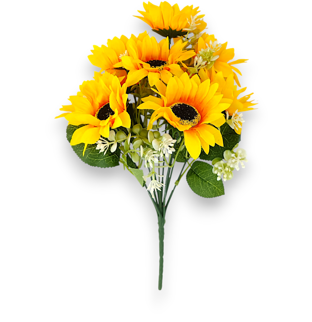 Букет Штучних Соняшників «Сонячне Сяйво» - Зображення 2