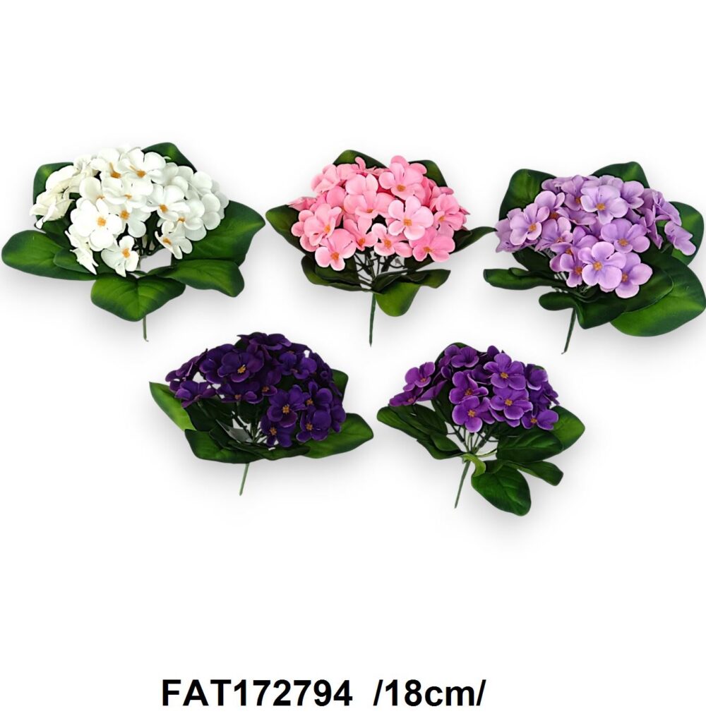 Фіалка (Сенполія) Штучна рожева - Зображення 2