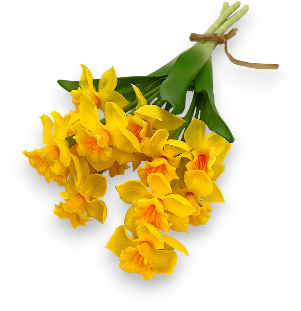 Гелеві Нарциси Букет жовті