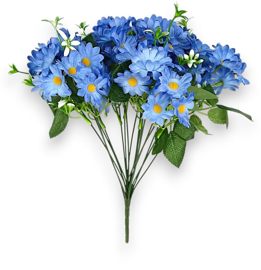 Букет незабудок штучний голубий - Зображення 2
