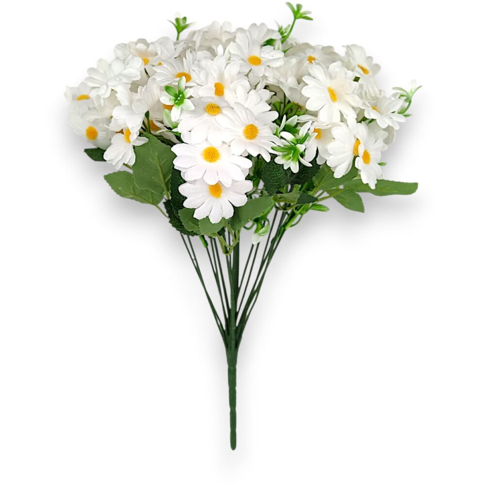 Букет незабудок штучна біла - Зображення 2