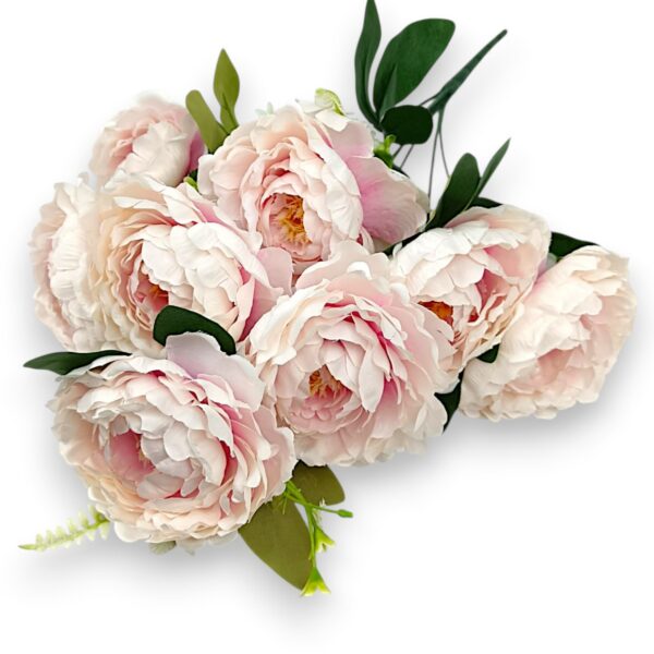 Півонія штучна королівська ніжна пудра