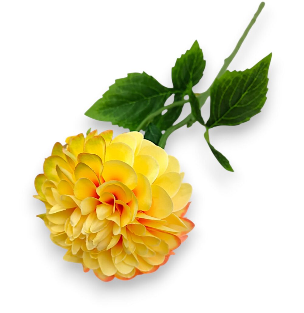 Гілка жоржини преміум жовта