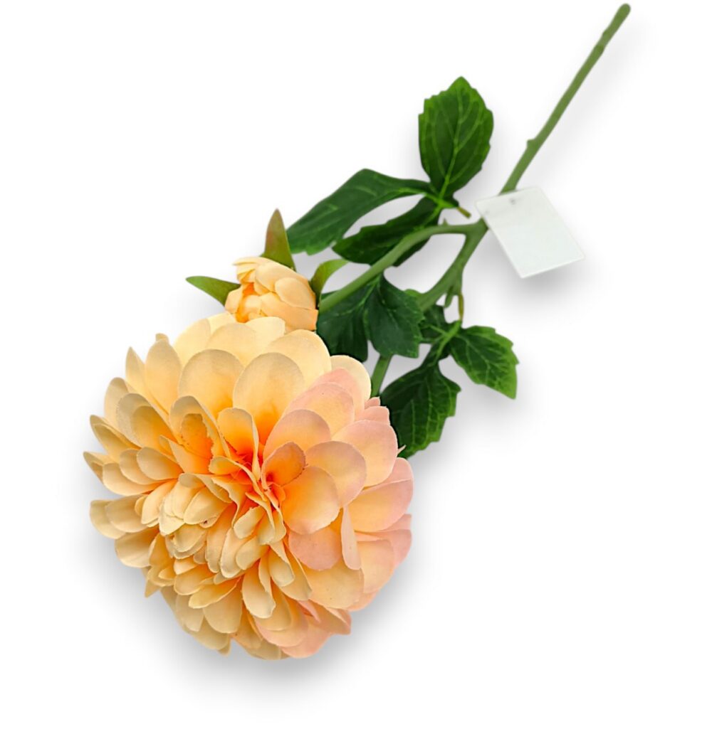 Гілка жоржини преміум персикова