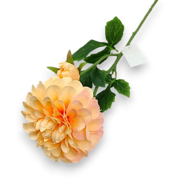 Гілка жоржини преміум персикова