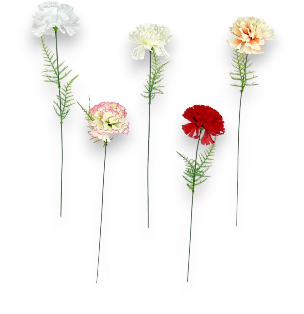 Гілка Гвоздики «Діантус» біла - Зображення 2