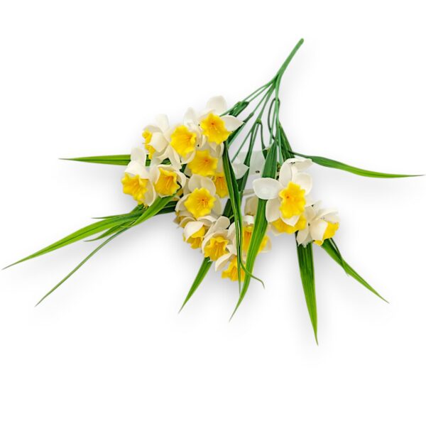 Нарциси Букет біло-жовтий