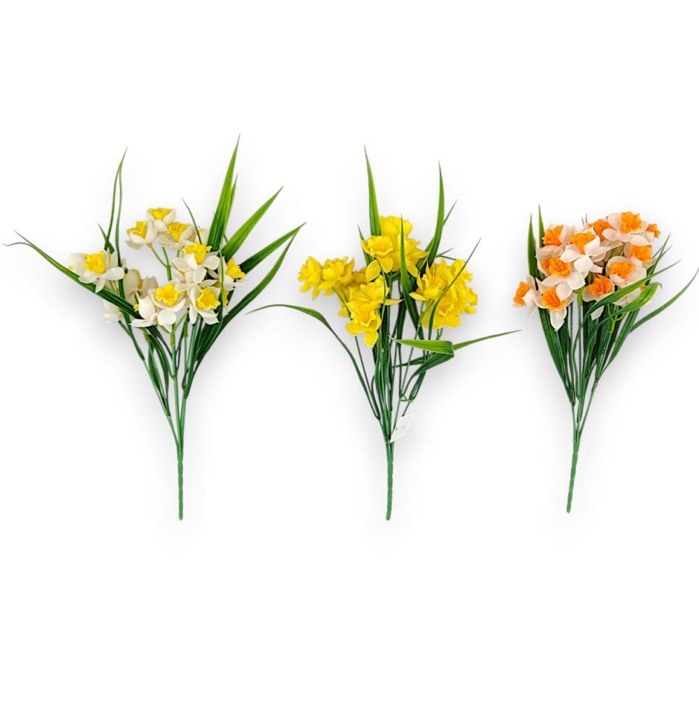 Нарциси Букет біло-помаранч - Зображення 2